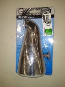 lot 3986 image: Danco, Inc. 5 in. Chrome Tub Spout with Diverter Chrome