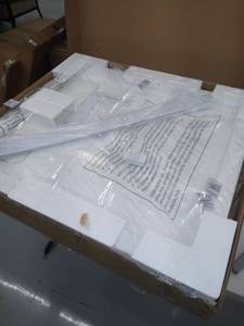 lot 3994 image: Ove Decors White Acrylic Shower Base (Common 32-in W x 36-in L Actual 32-in W x 36-in L)