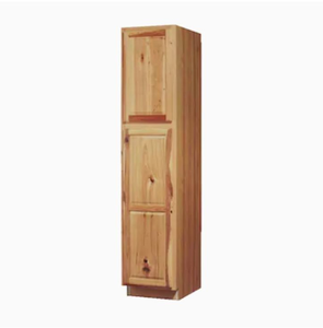 lot 3996 image: Denver 18 W x 84 H 23.75 D ,Pantry Cab Unit ( Some Damage )