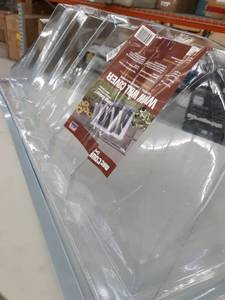 lot 4269 image: MACCOURT W4214 Window Well Cover, 14 in L, Plastic