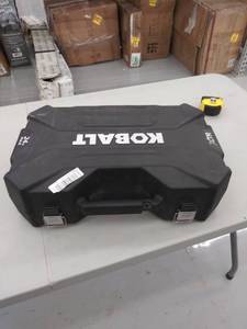 lot 4276 image: Kobalt XTR 3-Tool 24-Volt Max Brushless Power Tool Combo Kit with Hard Case (Charger Included and 2-Batteries Included)- APPEARS USED