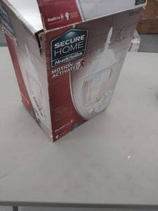 lot 4290 image: Secure Home Alexandria 18.5-in H White Motion Activated Outdoor Wall Light