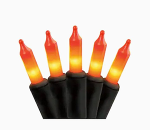 lot 4335 image: Holiday Living 100 Ct Orange Lights ( 3 Pk ) Not Inspected.