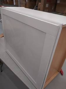 lot 4375 image: Diamond NOW Arcadia 24-in W x 30-in H x 12-in D Truecolor White Door Wall Stock Cabinet- DAMAGED
