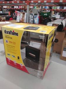 lot 4391 image: Duraflame 1500-watt Infrared Quartz Cabinet Electric Space Heater
