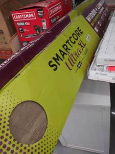 lot 4398 image: SMARTCORE Ultra XL Southern Pecan Vinyl Plank NOT FULLY INSPECTED OUTSIDE BOX, 4 pieces