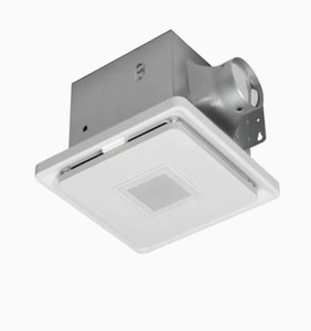 lot 4405 image: Home Netwerks 7130-13bt 1.5-sone 110-cfm White Bathroom Fan With Bluetooth