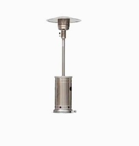lot 4428 image: Garden Treasures 48000-btu Stainless Steel Floorstanding Propane Patio Heater