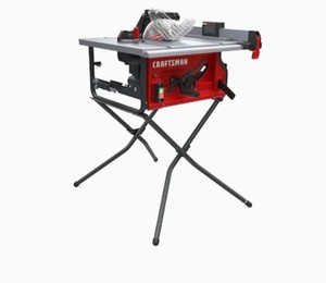lot 4436 image: Craftsman 10-in Carbide-tipped Blade 15-amp Table Saw Cmxetax69434502