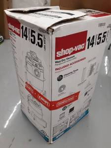lot 4449 image: Shop-Vac 14-Gallon 5.5-Peak-HP Shop Vacuum