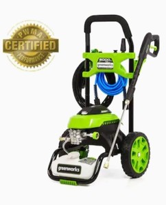 lot 4451 image: GreenWorks 2000psi premium electric pressure washer