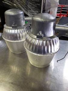 lot 116 image: Outdoor 1 Light Wall Sconces  Set of 2