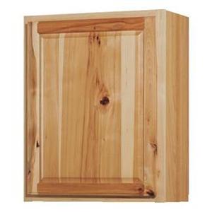 lot 123 image: Kitchen Classics Denver 24 x 30 x 12 Finished Hickory Single Door Kitchen Wall Cabinet