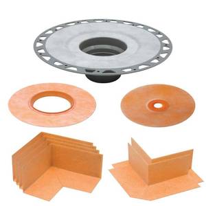 lot 155 image: Schluter Kerdi-Drain Flange Kit PVC