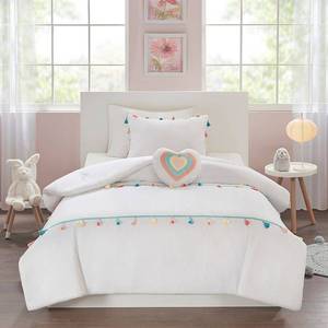 lot 176 image: Mi Zone Kids Tessa Twin 3 Piece Tassel Comforter Set Bedding