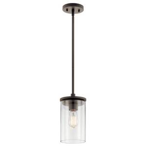 lot 205 image: Kichler Crosby 6&nbspinch&nbspWide Mini Pendant