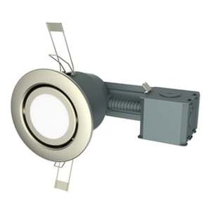 lot 213 image: Utilitech 1-Pack 45W Equivalent Dimmable LED Recessed Retrofit Downlight
