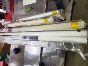 lot 239 image: Levelor Room Darkening Roller Shades  VARIOUS SIZES