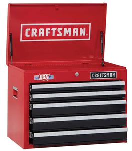 lot 164 image: Craftsman S2000 5 Drawer 26&nbspinch W Tool Chest