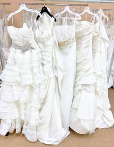 lot 7525 image: Fabulous Five - Lot of Assorted Designer Bridal Gowns