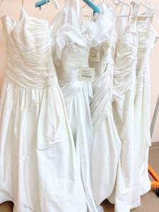lot 7527 image: Fabulous Five - Lot of Designer Sample Bridal Gowns