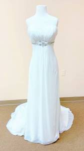 lot 7460 image: Strapless Bridal Gown Size 14