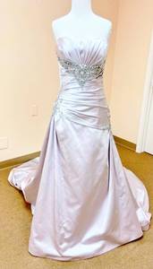 lot 7498 image: Impression Bridal Size 12 Light Lilac Color Wedding Event Gown
