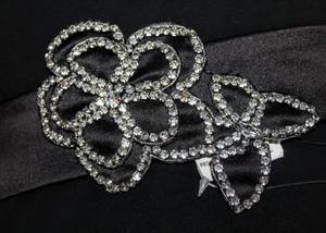 lot 7576 image: Belsoie Bridal Event Belt Size 12 Black