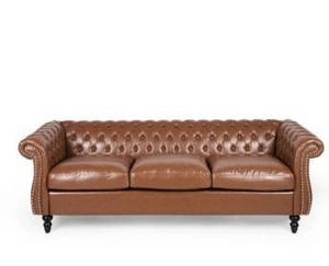 lot 5000 image: Silverdale traditional Chesterfield 3 piece living Room set