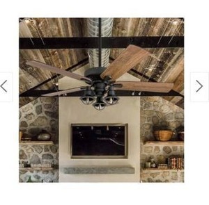 lot 55042 image: The Gray Barn Stormy Grain Aged Bronze 52-inch LED Ceiling Fan with Remote- Retail$149.99