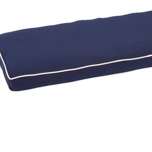 lot 55047 image: Kokomo Teak Hinged Sunlounger Cushion with Sunbrella Fabric- Retail$319.99