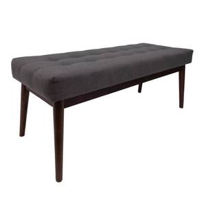 lot 55055 image: Flavel Mid Century Tufted Fabric Ottoman Bench by Christopher Knight Home- Retail$99.49