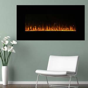 lot 55074 image: Northwest 36 inch Wall Mounted Electric Fireplace, LED Fire and Flame Effect