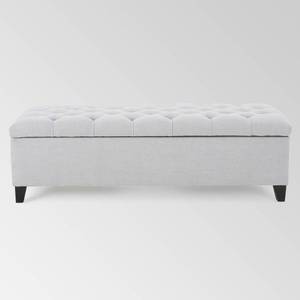 lot 55086 image: Ottilie Modern Button-tufted Storage Ottoman Bench by Christopher Knight Home- Retail$182.49