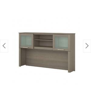 lot 55088 image: Copper Grove Shumen 60-inch Hutch for L-shaped Desk - 59.09L x 12.50W x 35.69H - 59.09L x 12.50W x 35.69H - Grey