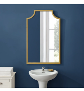 lot 55213 image: Copper Grove Vertou Goldtone Wall Mirror- Retail$109.49