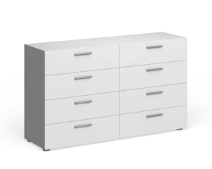 lot 55220 image: Porch & Den Angus Space-saving Foiled Surface 8-drawer Double Dresser
