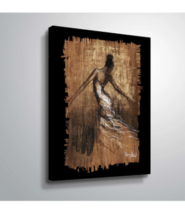 lot 55223 image: Graceful Motion III Gallery Wrapped Canvas 36 x 48