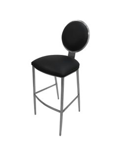 lot 55232 image: Extra Tall Stainless Steel Bar Stool 35 - 535 - 35 inch Seat - 35 inch Seat