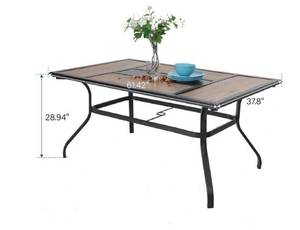 lot 55252 image: Sophia & William Patio Table