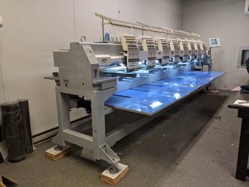 Highland Automatic 15 Needle MultiHead Embroidery Machine ! Kansas