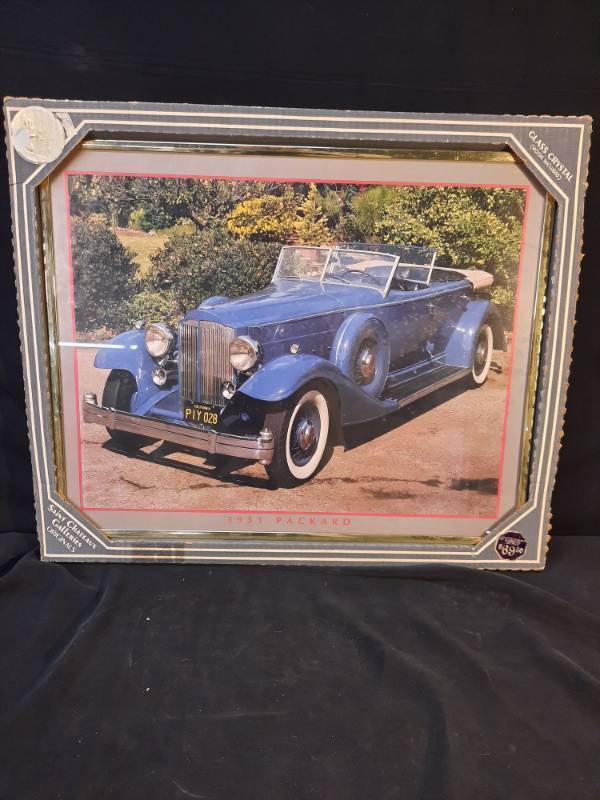 lot 4857 image: 1933 Packard Framed Poster