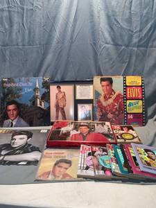 lot 77392 image: Elvis Presley Memorabilia Lot Location Shelf 1