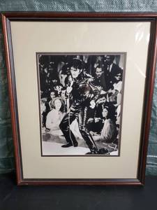 lot 77412 image: NBC Special. Elvis Presley. Circa 1968. Elvis in Black Leather