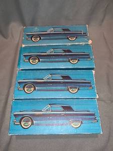 lot 77467 image: Lot of 4 Avon Thunderbird 55 Wild Country After Shave Empty Bottles in Box Location Shelf 4