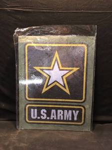 lot 77483 image: Metal 17��x12�� US Army Poster Location Near Shelf 6