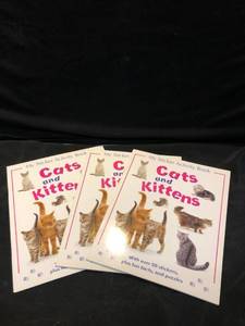 lot 77489 image: Lot of 3 My Sticker Activity Book Cats and Kittens Location Shelf 4