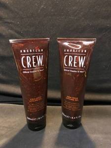 lot 80490 image: Lot of 2 American Crew Brand Unopened Firm Hold Styling Gel Location Shelf 4