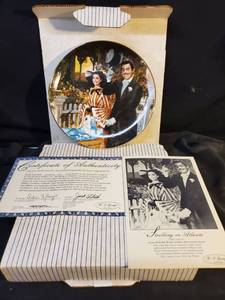 lot 4942 image: Gone with the Wind Collectible Plate