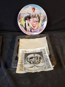 lot 80415 image: Cenderillon Hand Painted Plate